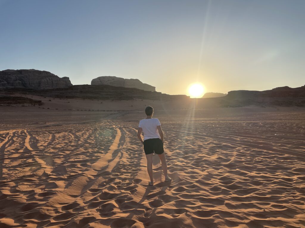PUESTA DE SOL EN WADI RUM