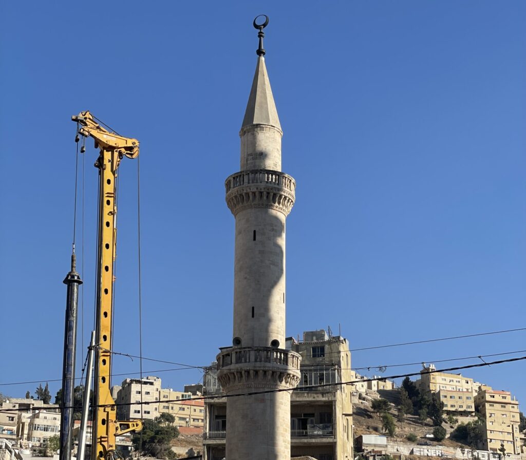 EXTERIOR DE LA Mezquita Al-Hussein en Amman