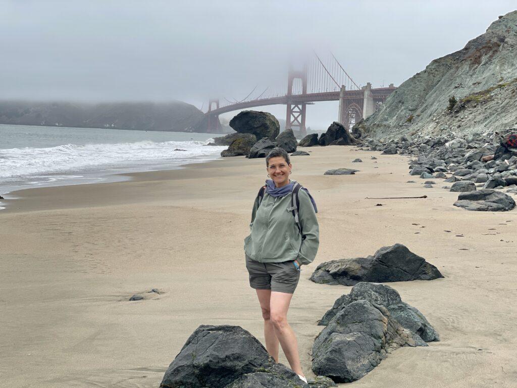 VISTA DEL GOLDEN GATE DESDE MARSHALL BEACH CON LA NIEBLA KARL