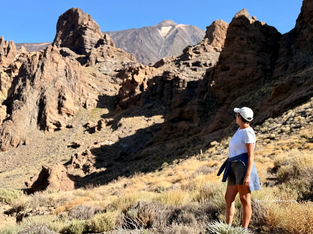 Vistas del Teide desde los Roques de García en la ruta de 4 días por Tenerife