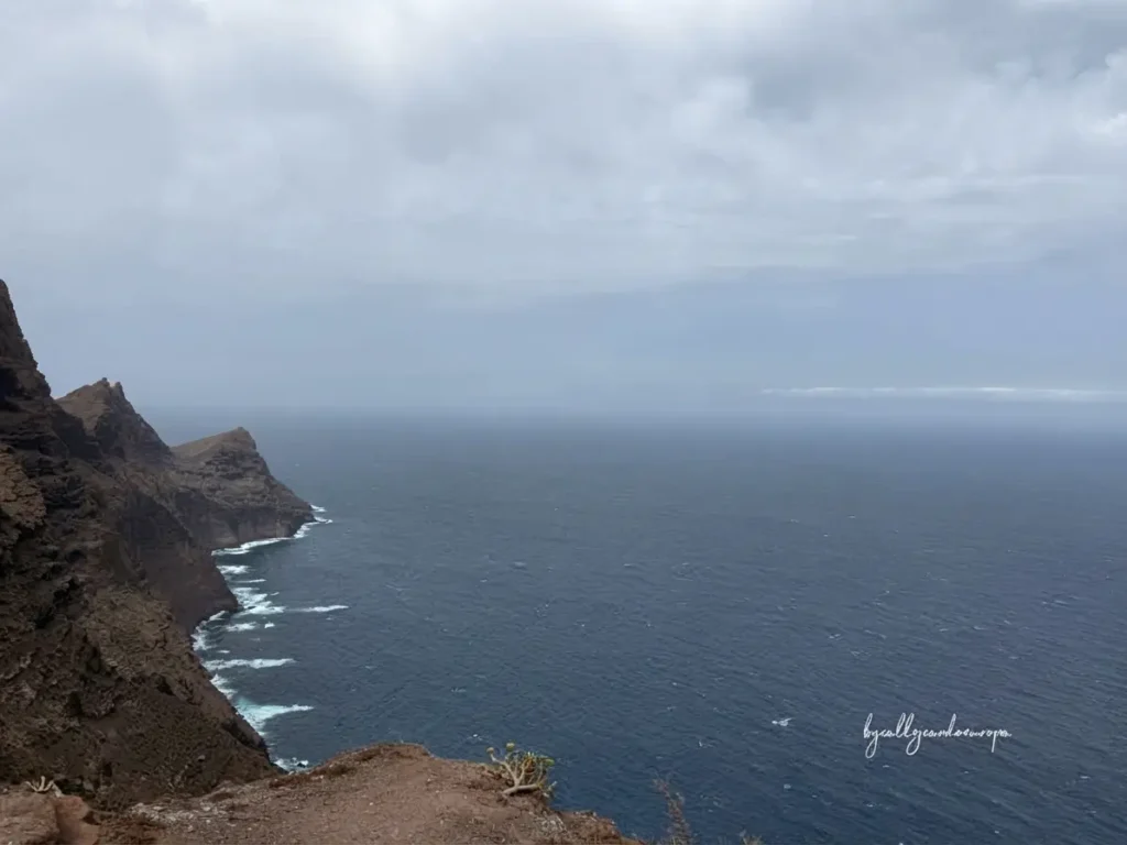 Vistas desde el Mirador del Balcón, costa noroeste de Gran Canaria