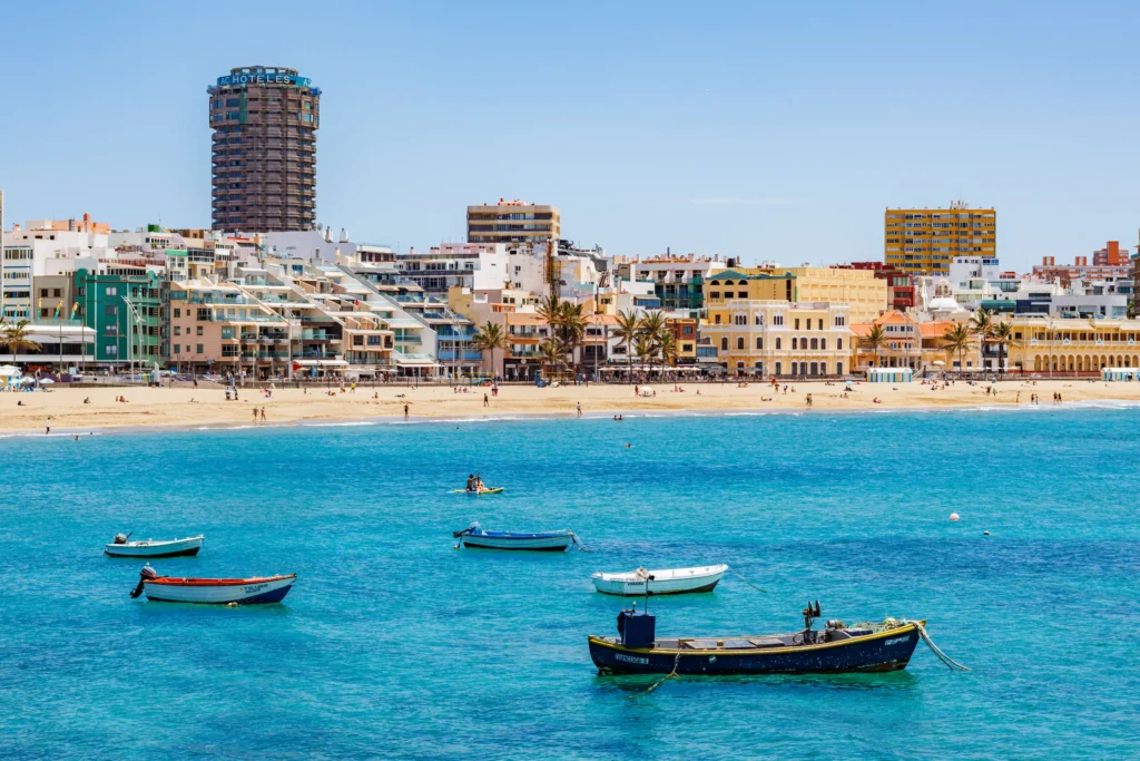 Playa de Las Canteras en Las Palmas de Gran Canaria